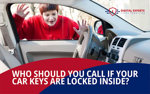Who should you call if your car keys are locked inside?